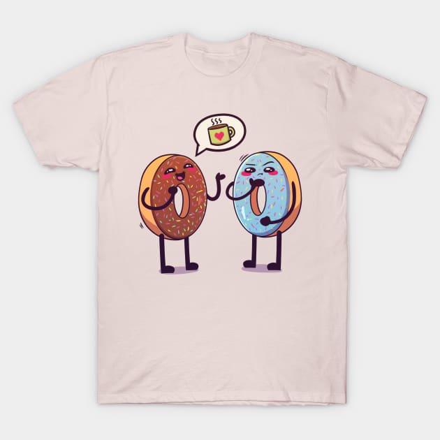 Donuts Talking T-Shirt by PeppermintKamz